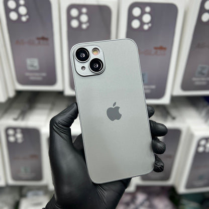 NATURAL TITANIUM AG MATTE GLASS CASE
