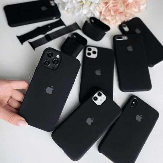 Pure Black Silicon Case