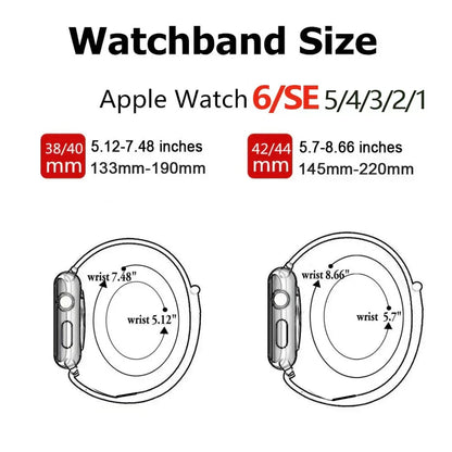 Slim leather strap for Apple Watch band
